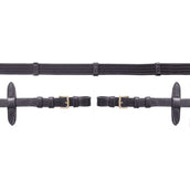 Schockemöhle Zügel mit Stops Schwarz/Gold Schockemöhle Zügel mit Stops Schwarz/Gold