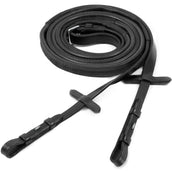 Schockemöhle Zügel Gummi Schwarz/Silber Schockemöhle Zügel Gummi Schwarz/Silber