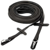 Schockemöhle Zügel Neo Line Gummi Clip Schwarz/Silber Schockemöhle Zügel Neo Line Gummi Clip Schwarz/Silber