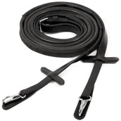 Schockemöhle Zügel Neo Line Gummi Clip Schwarz/Silber Schockemöhle Zügel Neo Line Gummi Clip Schwarz/Silber