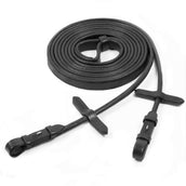 Schockemöhle Kandarenzügel Rundgenäht Schwarz/Silber Schockemöhle Kandarenzügel Rundgenäht Schwarz/Silber