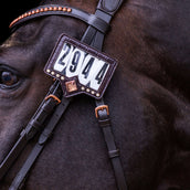 Imperial Riding Kopfnummern IRHShow and Glow Brown/Brown Croco Imperial Riding Kopfnummern IRHShow and Glow Brown/Brown Croco