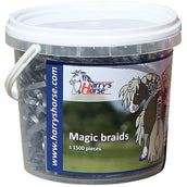 Harry's Horse Einflechtgummis Magic Braids Topf Silber Harry's Horse Einflechtgummis Magic Braids Topf Silber