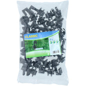 Ako Topisolator Seil/Draht Stahlpfahl Oval Schwarz Ako Topisolator Seil/Draht Stahlpfahl Oval Schwarz