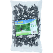 Ako Topisolator Seil/Draht Stahlpfahl Oval Schwarz Ako Topisolator Seil/Draht Stahlpfahl Oval Schwarz