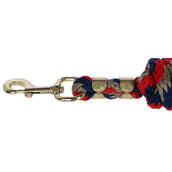 Harry's Horse Anbindestrick Comfort Blau/Rot/Beige Harry's Horse Anbindestrick Comfort Blau/Rot/Beige