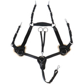 HORKA Vorderzeug 5 Punkt mit Elast Schwarz/Silber HORKA Vorderzeug 5 Punkt mit Elast Schwarz/Silber