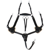 HORKA Vorderzeug 5 Punkt mit Elast Schwarz/Silber HORKA Vorderzeug 5 Punkt mit Elast Schwarz/Silber