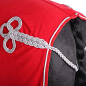 HKM Fleecedecke mit Kragen Rot HKM Fleecedecke mit Kragen Rot