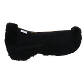 Kavalkade Unterleger mit Lammfell und Inlays Schwarz Kavalkade Unterleger mit Lammfell und Inlays Schwarz