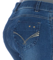 EQUITHÈME Reithose Texas Denim Blau/Beige EQUITHÈME Reithose Texas Denim Blau/Beige