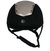 BR Reithelm Sigma Microfaser mit Glitzer Top VG1 Schwarz/Rose BR Reithelm Sigma Microfaser mit Glitzer Top VG1 Schwarz/Rose