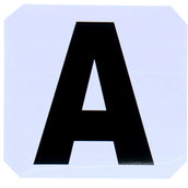 Hippotonic Reitplatzbuchstaben Stickers Weiß Hippotonic Reitplatzbuchstaben Stickers Weiß