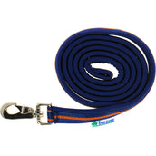 Bucas Lead Rein Dublin Padded Navy Orange Bucas Lead Rein Dublin Padded Navy Orange