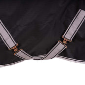 Bucas Anniversary Turnout 150g Stay-Dry Black/Silver Bucas Anniversary Turnout 150g Stay-Dry Black/Silver