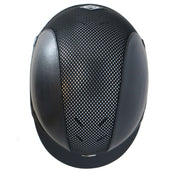 Charles Owen Reithelm AYR8 PLUS Leather Look Black/Silver Charles Owen Reithelm AYR8 PLUS Leather Look Black/Silver