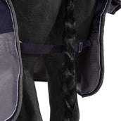 EQUITHÈME Turnout Rug Tyrex 600D 150g Navy/Grau Dots EQUITHÈME Turnout Rug Tyrex 600D 150g Navy/Grau Dots