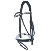 Kieffer Trense Comfort Paris Englischen Nasenriemen mit Sperriemen Schwarz/Weiß Kieffer Trense Comfort Paris Englischen Nasenriemen mit Sperriemen Schwarz/Weiß