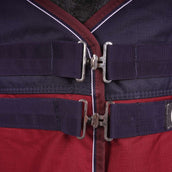 EQUITHÈME Outdoordecke Tyrex 1200D 0g Navy/Bordeaux EQUITHÈME Outdoordecke Tyrex 1200D 0g Navy/Bordeaux
