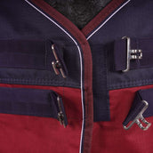 EQUITHÈME Outdoordecke Tyrex 1200D 150g Navy/Bordeaux EQUITHÈME Outdoordecke Tyrex 1200D 150g Navy/Bordeaux
