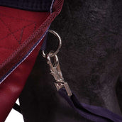 EQUITHÈME Outdoordecke Tyrex 1200D 0g Navy/Bordeaux EQUITHÈME Outdoordecke Tyrex 1200D 0g Navy/Bordeaux