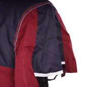 EQUITHÈME Outdoordecke Tyrex 1200D 0g Navy/Bordeaux EQUITHÈME Outdoordecke Tyrex 1200D 0g Navy/Bordeaux