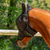 Agradi Horse Fliegenmaske Fine Mesh mit Ohren und Nase Schwarz Agradi Horse Fliegenmaske Fine Mesh mit Ohren und Nase Schwarz