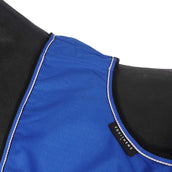 EQUITHÈME Ausreitdecke Tyrex 1200D Fleece Blau/Schwarz EQUITHÈME Ausreitdecke Tyrex 1200D Fleece Blau/Schwarz