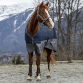 EQUITHÈME Regendecke Tyrex 600D 50g Navy/Grau Dots EQUITHÈME Regendecke Tyrex 600D 50g Navy/Grau Dots