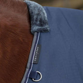 EQUITHÈME Regendecke Tyrex 600D 50g Navy/Grau Dots EQUITHÈME Regendecke Tyrex 600D 50g Navy/Grau Dots