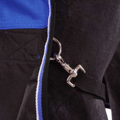 EQUITHÈME Outdoordecke Tyrex 1200D Aisance 0g mit Halbem Hals Blau/Schwarz EQUITHÈME Outdoordecke Tyrex 1200D Aisance 0g mit Halbem Hals Blau/Schwarz