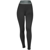 EQUITHÈME Reitleggings Tea Pull-On Silikon Kniebesatz Schwarz/Khaki EQUITHÈME Reitleggings Tea Pull-On Silikon Kniebesatz Schwarz/Khaki