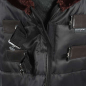 EQUITHÈME Stalldecke Teddy 200g Schwarz/Braun EQUITHÈME Stalldecke Teddy 200g Schwarz/Braun