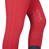 EQODE by Equiline Reithose Delma Knie Grip Cherry EQODE by Equiline Reithose Delma Knie Grip Cherry
