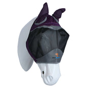 Shires Fliegenmaske Deluxe mit Ohren Violett Shires Fliegenmaske Deluxe mit Ohren Violett