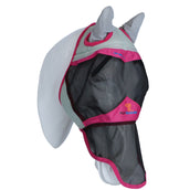 Shires Fliegenmaske Air Motion mit Ohren und Nase Rosa Shires Fliegenmaske Air Motion mit Ohren und Nase Rosa
