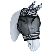 RugBe by Covalliero Fliegenmaske mit Ohrbedeckung Schwarz Zebra RugBe by Covalliero Fliegenmaske mit Ohrbedeckung Schwarz Zebra