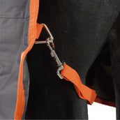 WeatherBeeta Winterdecke ComFiTec Classic Standard Neck Medium/Lite 600D 100g Gunmetal/Koralle WeatherBeeta Winterdecke ComFiTec Classic Standard Neck Medium/Lite 600D 100g Gunmetal/Koralle