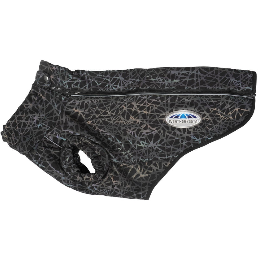 WeatherBeeta Hundejacke ComFiTec Reflective Print Active Schwarz/Rainbow WeatherBeeta Hundejacke ComFiTec Reflective Print Active Schwarz/Rainbow