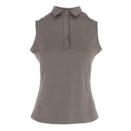 Montar Poloshirt Fiona Ärmellos Mud Montar Poloshirt Fiona Ärmellos Mud