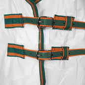 WeatherBeeta Fliegendecke ComFiTec Tyro Mesh Combo Neck White/Green/Burnt Orange WeatherBeeta Fliegendecke ComFiTec Tyro Mesh Combo Neck White/Green/Burnt Orange