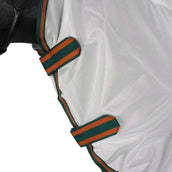 WeatherBeeta Fliegendecke ComFiTec Tyro Mesh Combo Neck White/Green/Burnt Orange WeatherBeeta Fliegendecke ComFiTec Tyro Mesh Combo Neck White/Green/Burnt Orange