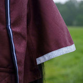 EQUITHÈME Outdoordecke Tyrex 1200D 0g High Neck Burgunderrot EQUITHÈME Outdoordecke Tyrex 1200D 0g High Neck Burgunderrot