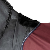 EQUITHÈME Outdoordecke Tyrex 1200D 0g High Neck Burgunderrot EQUITHÈME Outdoordecke Tyrex 1200D 0g High Neck Burgunderrot