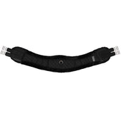 Waldhausen Spring Sattelgurt Half Moon Schwarz/Schwarz Waldhausen Spring Sattelgurt Half Moon Schwarz/Schwarz