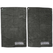 Agradi Horse Handtuch Microfibre per Paar Grau Agradi Horse Handtuch Microfibre per Paar Grau
