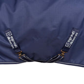 Agradi by Bucas Turnout Rug 200g Navy/Silber Agradi by Bucas Turnout Rug 200g Navy/Silber