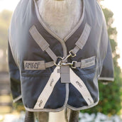 Amigo Turnout Rug 1200D Plus Pony 250g Navy/Titanium Grey/Silver Amigo Turnout Rug 1200D Plus Pony 250g Navy/Titanium Grey/Silver