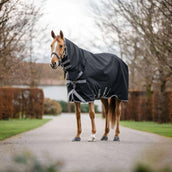 Amigo Turnout Rug Integrated 1200D 250g Black/Titanium Grey/Silver Amigo Turnout Rug Integrated 1200D 250g Black/Titanium Grey/Silver