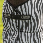 Velder Horsewear Fliegendecke mit Halsteil Zebra Schwarz/Weiß Velder Horsewear Fliegendecke mit Halsteil Zebra Schwarz/Weiß